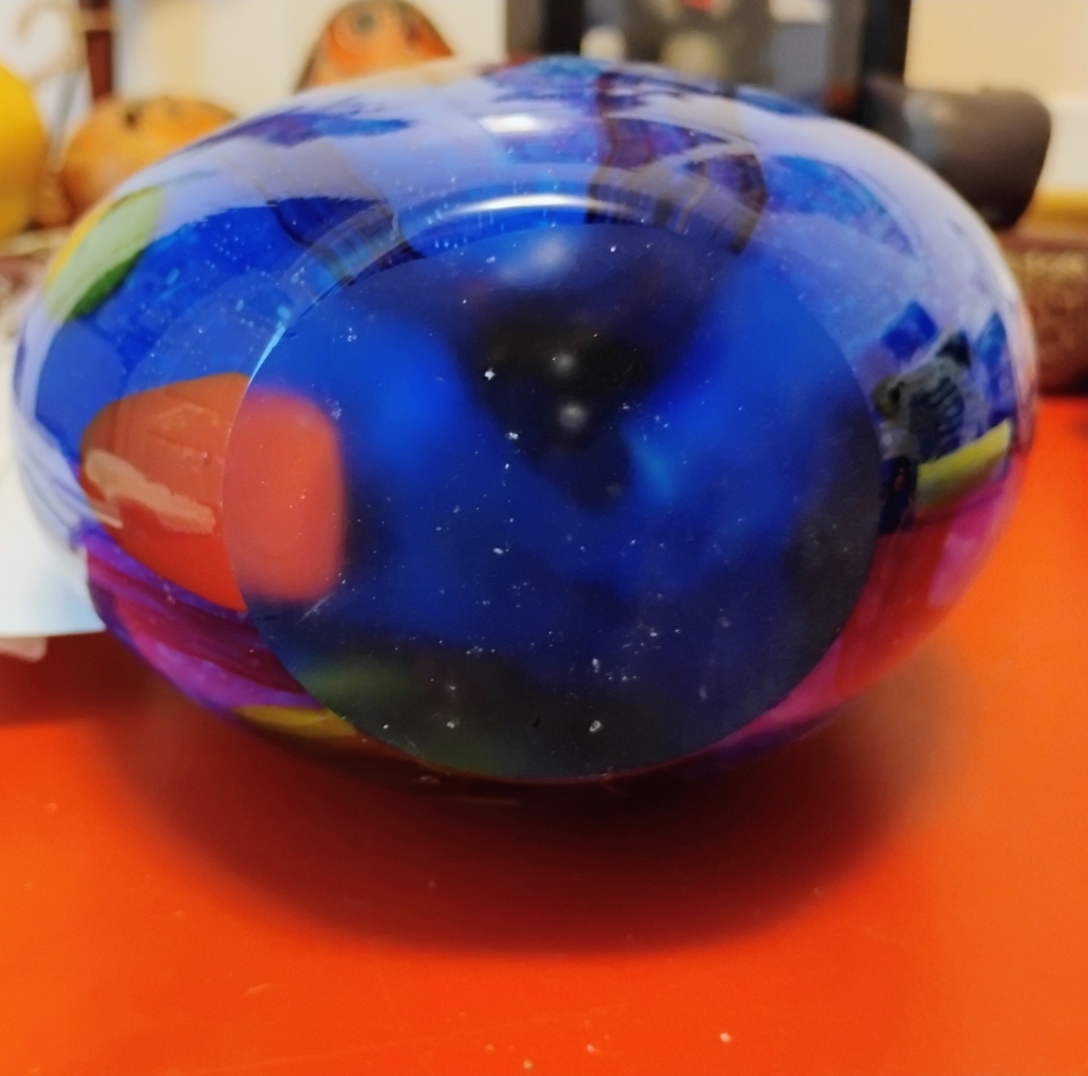 Colorful Art Glass Vase - Picture 7 of 10